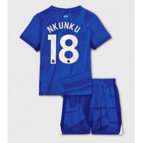 Baby Fußballbekleidung Chelsea Christopher Nkunku #18 Heimtrikot 2025-26 Kurzarm (+ kurze hosen)